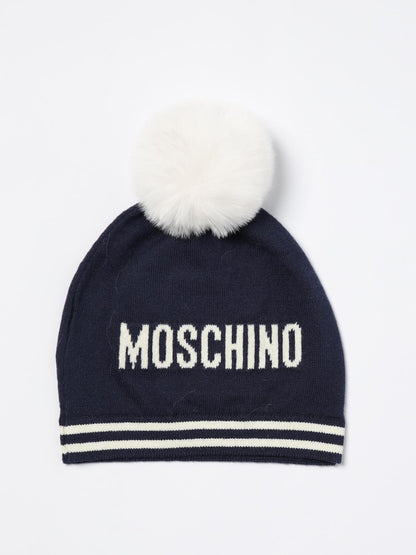 Moschino Hat Kids Blue