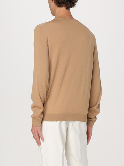Boss Sweater Men Gnawed Blue