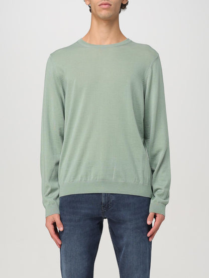 Boss Sweater Men Gnawed Blue