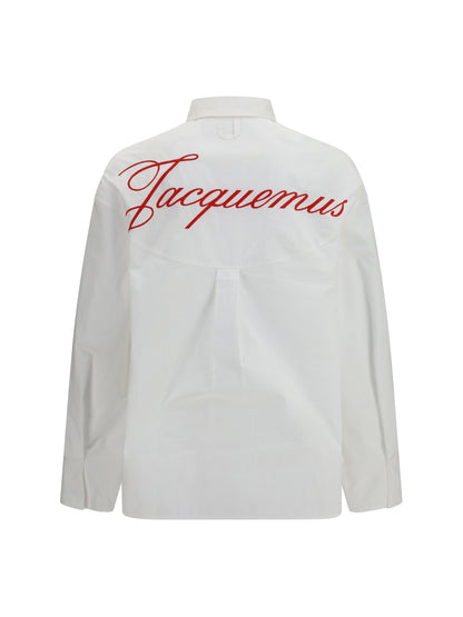 JACQUEMUS Cotton Shirt with logo