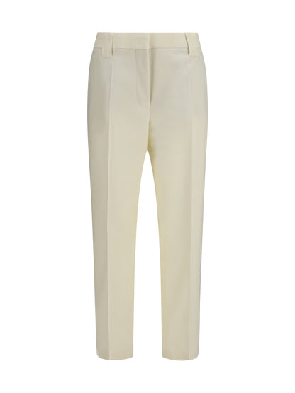 Versace Stretch wool Pants - White