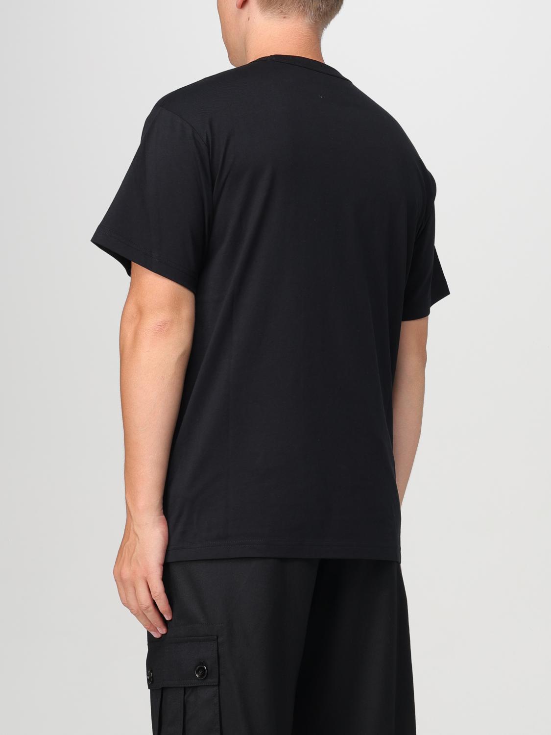 Tシャツ・カットソー VERSACE JEANS COUTURE Men T-shirt Black 77GAHE05CJ00E G89 Versace Jeans Couture Regular Fit T Shirt Black | Mainline