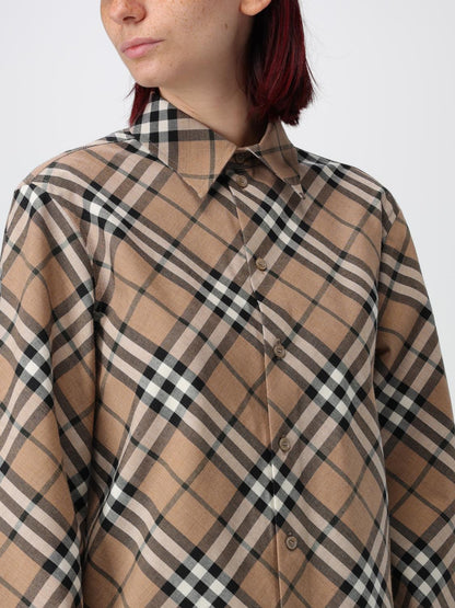 Burberry Shirt Woman Walnut