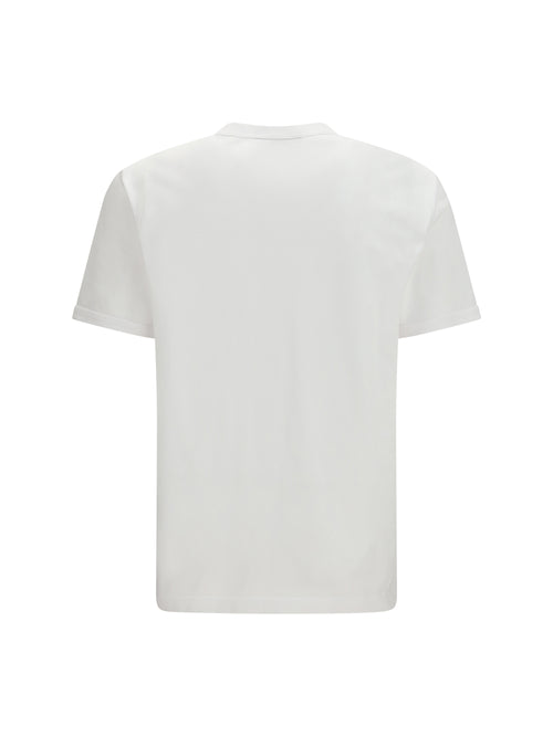Dolce & Gabbana Cotton T-shirt with patch - White Ottico