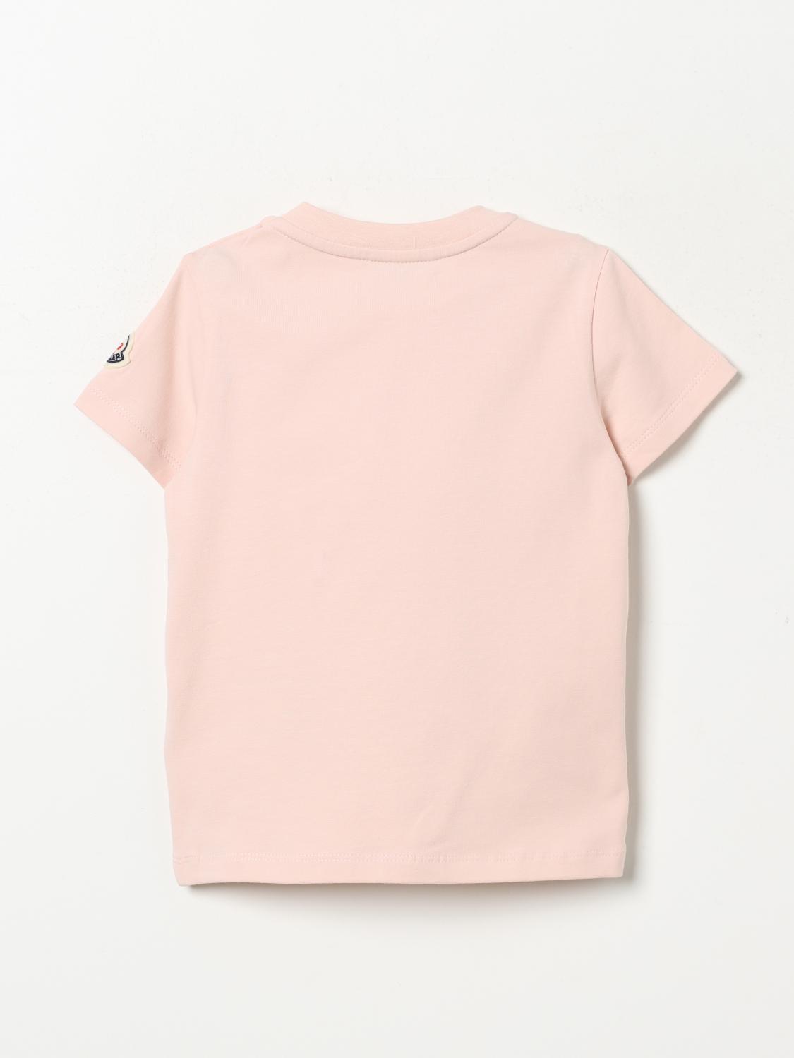 Moncler T Shirt Kids Pink