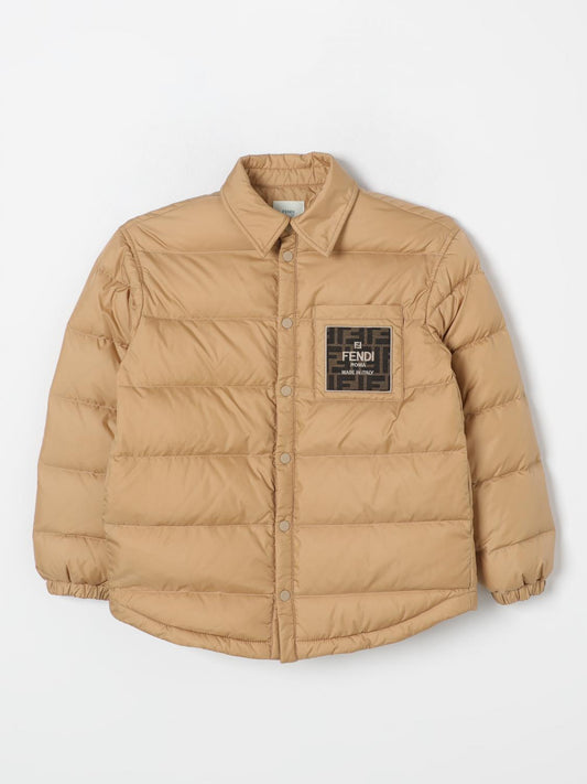 Fendi Jacket Kids Beige