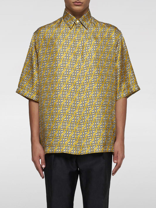 Fendi Shirt Men Yellow