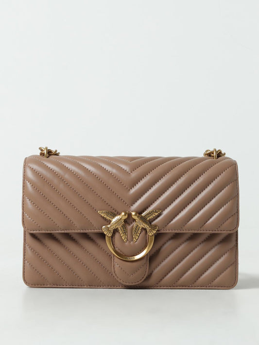 Pinko Shoulder Bag Woman Beige