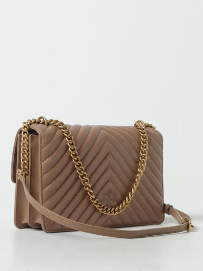 Pinko Shoulder Bag Woman Beige