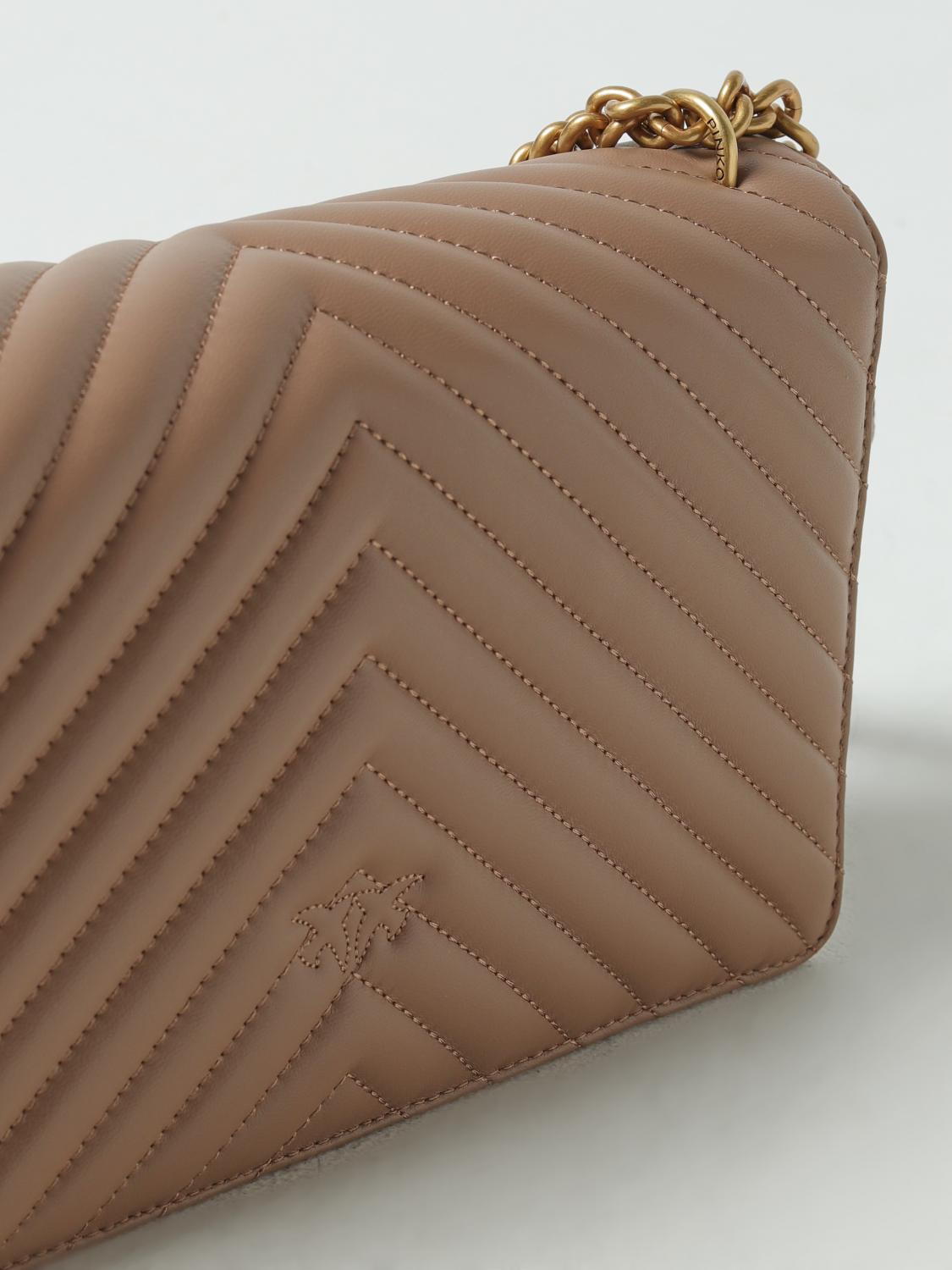 Pinko Shoulder Bag Woman Beige
