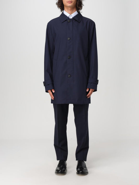 Boss Coat Men Blue