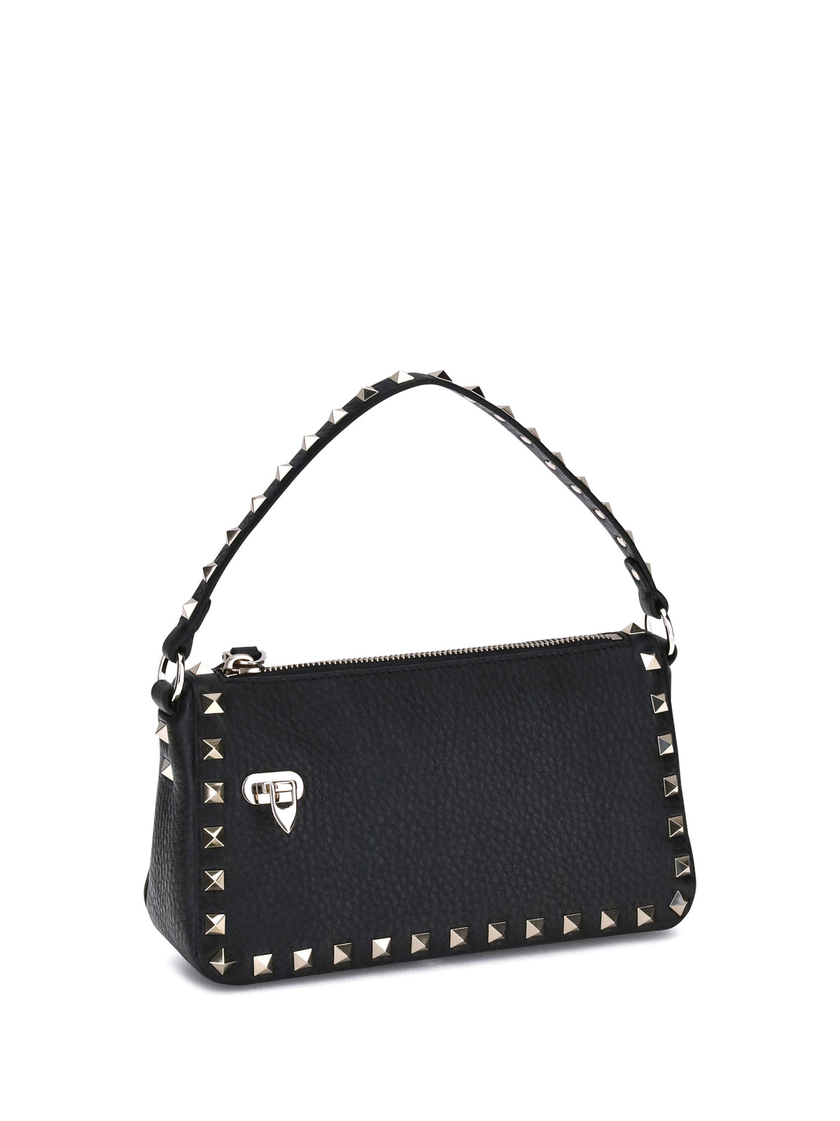 Valentino Garavani Rockstud leather Shoulder Bag - Black