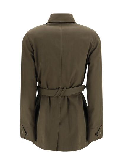 Burberry Gabardine Safari Jacket - Juniper