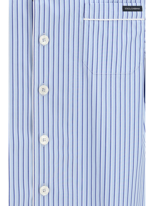 Dolce & Gabbana Striped poplin Hawaii Shirt - Rigato