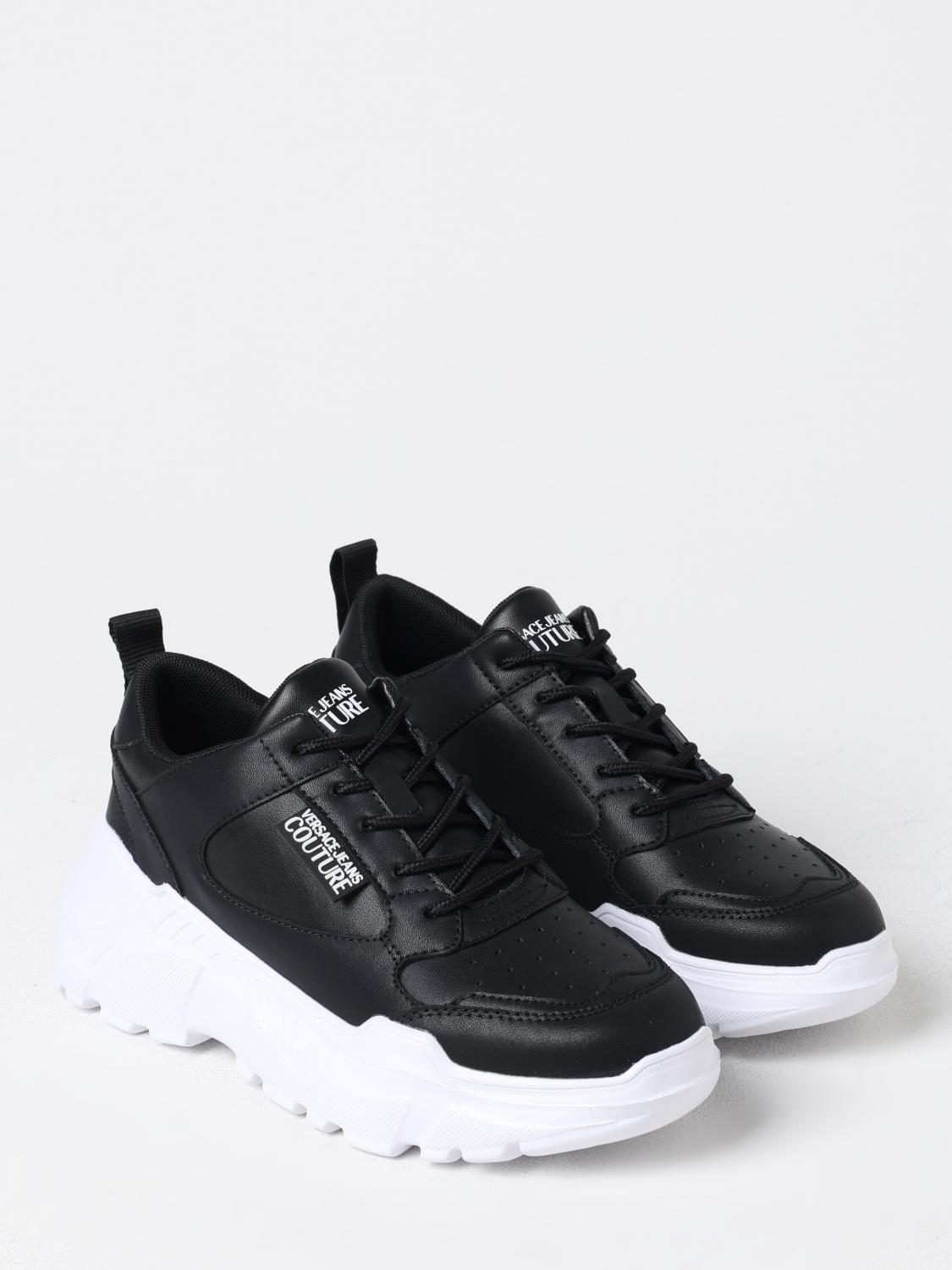 スニーカー VERSACE JEANS COUTURE Woman Sneakers Black 77VA3SC2ZP307 899 Versace Jeans Couture Outlet: Sneakers woman - Black