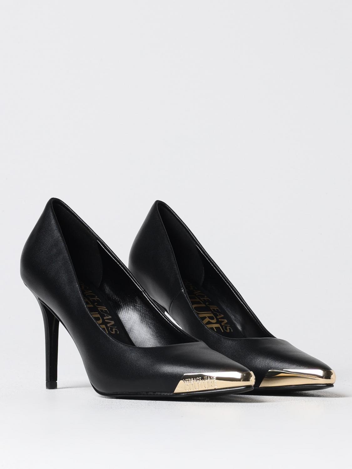 Versace Jeans Couture Pumps Woman Black – Modishus Versace Jeans Couture Pumps Woman Black – Modishus