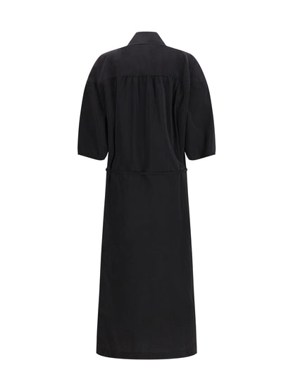 LEMAIRE Asymmetrical silk shirt Dress