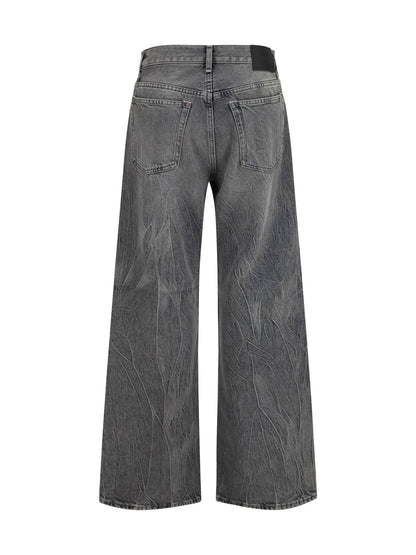Acne Studios 2021F wide-leg Jeans - Washed Black