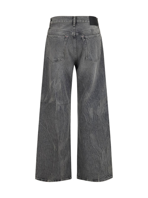 Acne Studios 2021F wide-leg Jeans - Washed Black