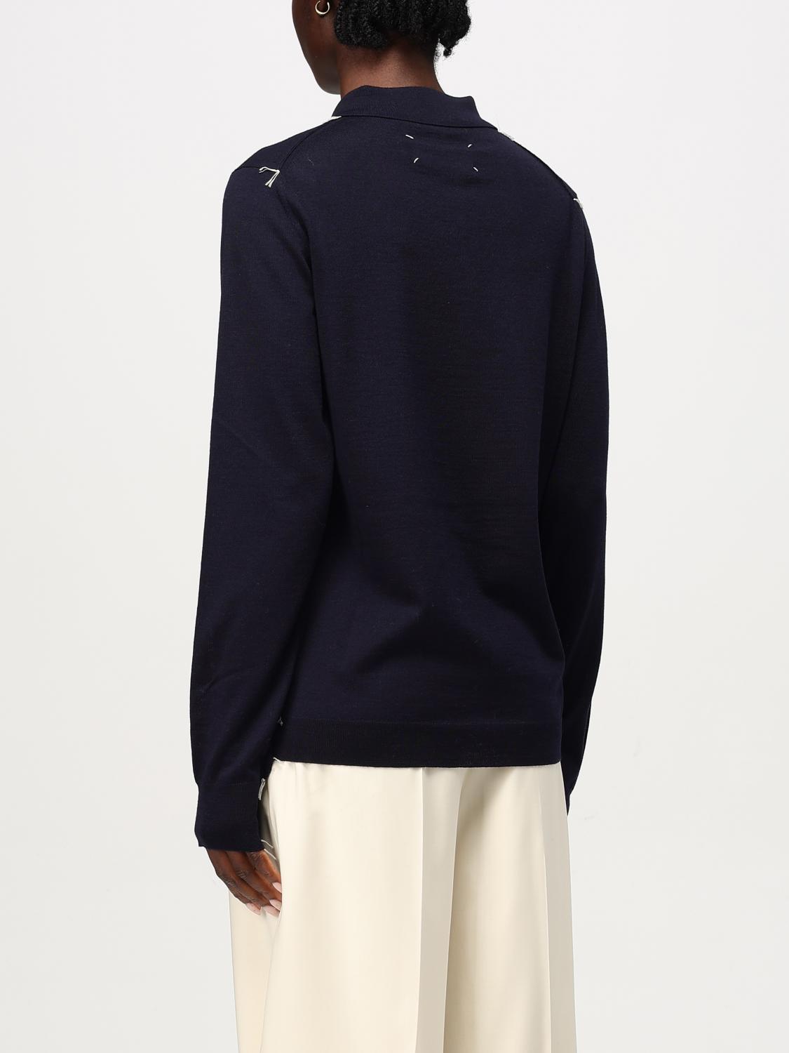 Maison Margiela Polo Shirt Woman Navy