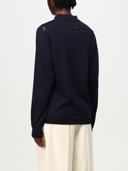 Maison Margiela Polo Shirt Woman Navy