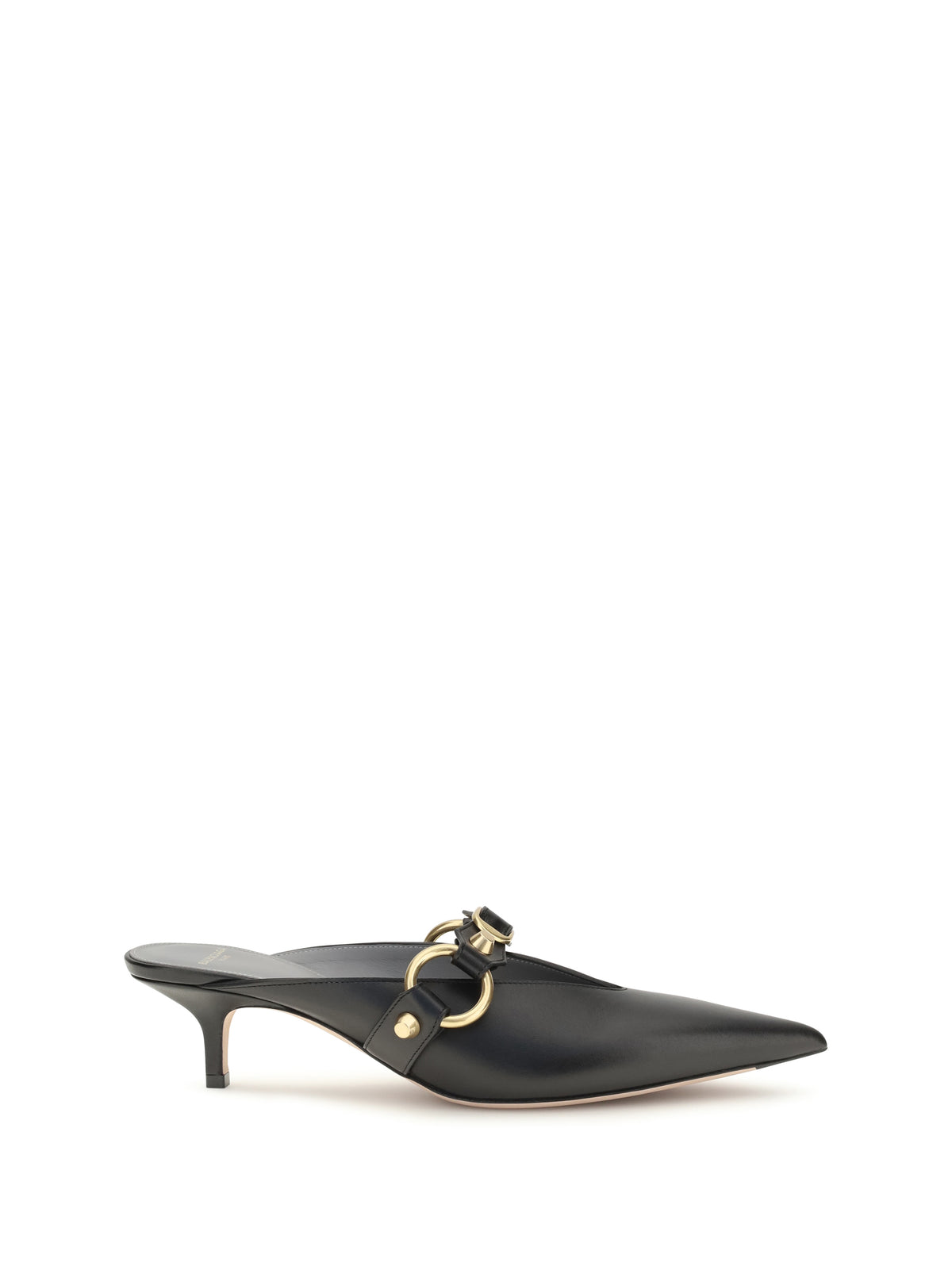 Balenciaga City Mules - Black/Gold