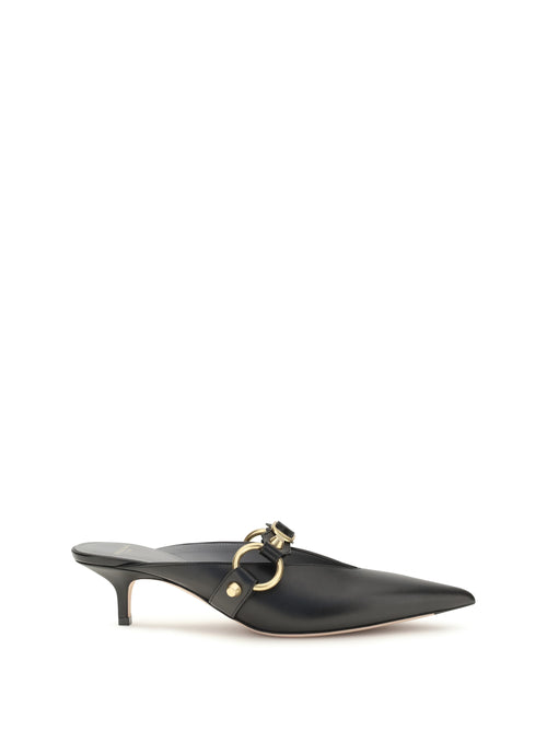 Balenciaga City Mules - Black/Gold