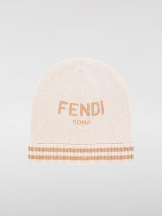 Fendi Hat Kids Beige