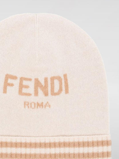 Fendi Hat Kids Beige