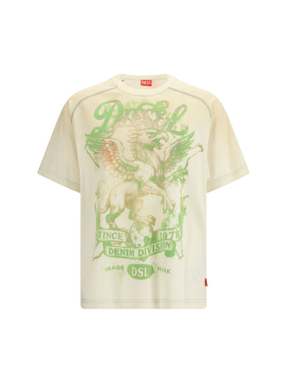 DIESEL T-Griffo T-shirt in organic cotton jersey