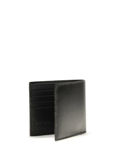 Loewe Crown bifold Wallet - Black