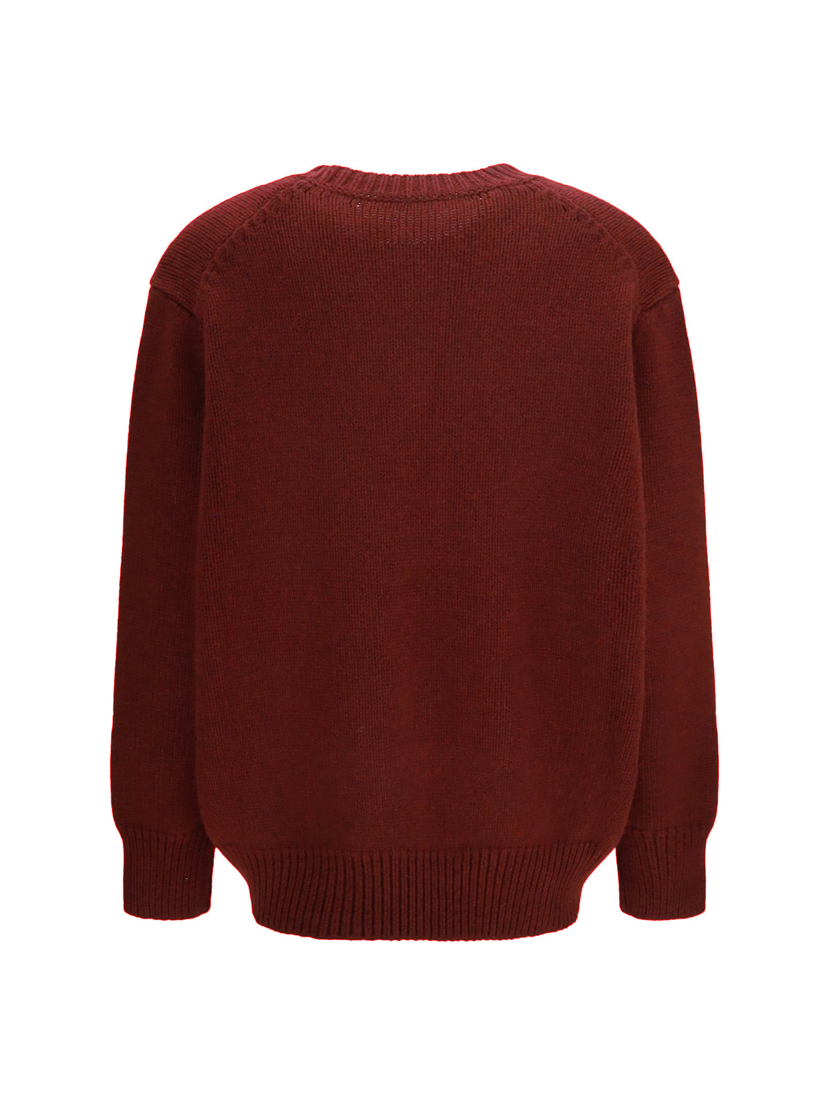 The Row Parth cashmere Sweater - Burgundy Melange