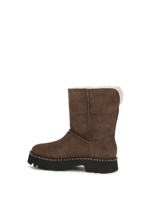 UGG Uptowner Short Suede Boots - Burnt Cedar
