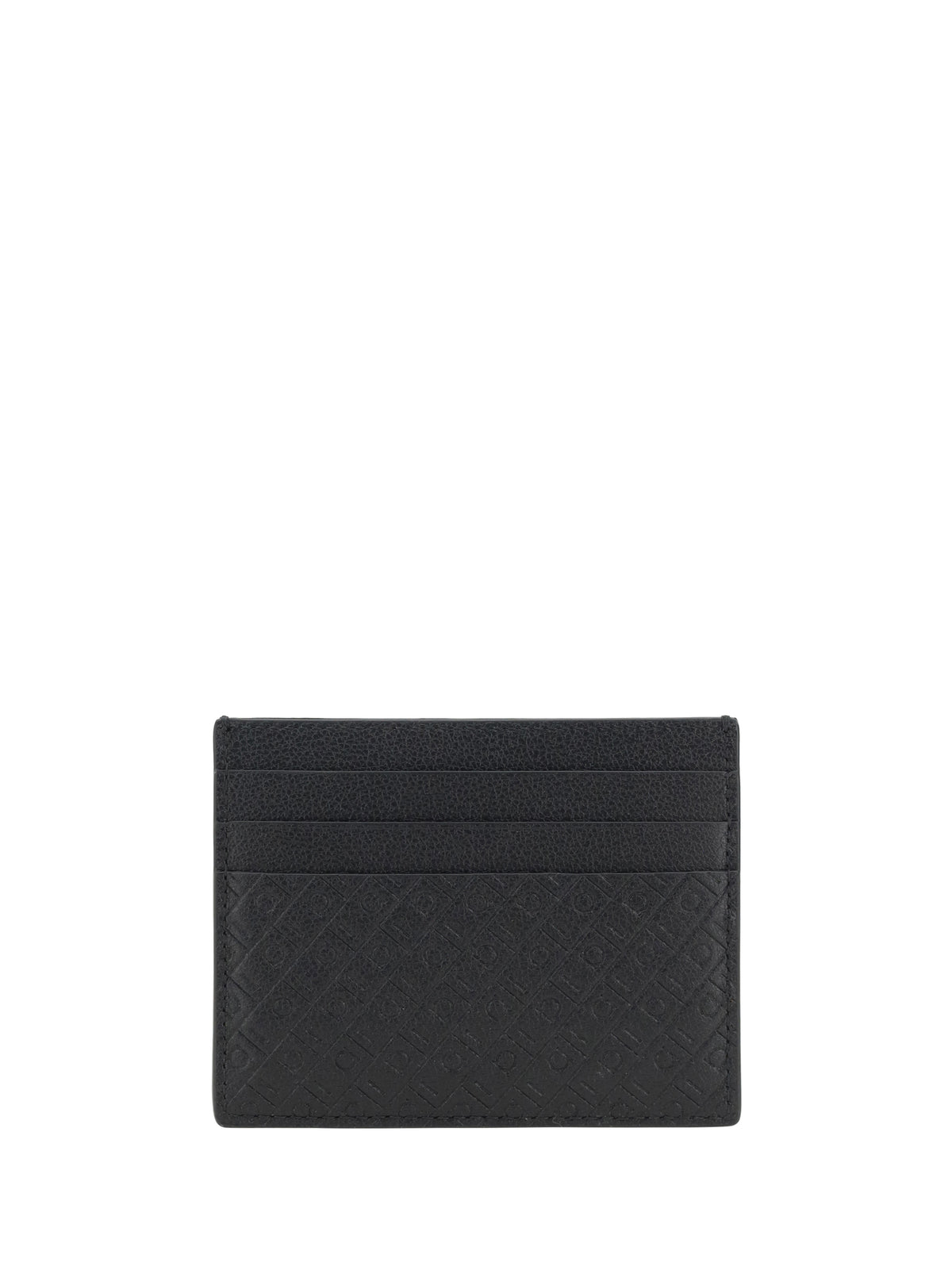 Ferragamo Leather Card Holder - Black
