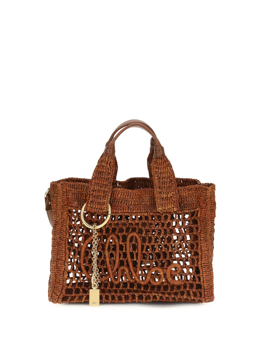 CHLOÉ Small Summer Banana East-West Tote Bag