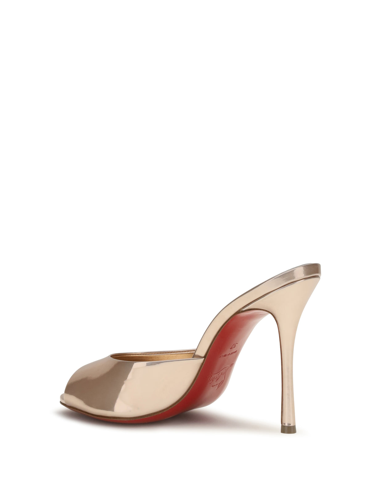Christian Louboutin Me Dolly Mules - Leche/Lin Leche