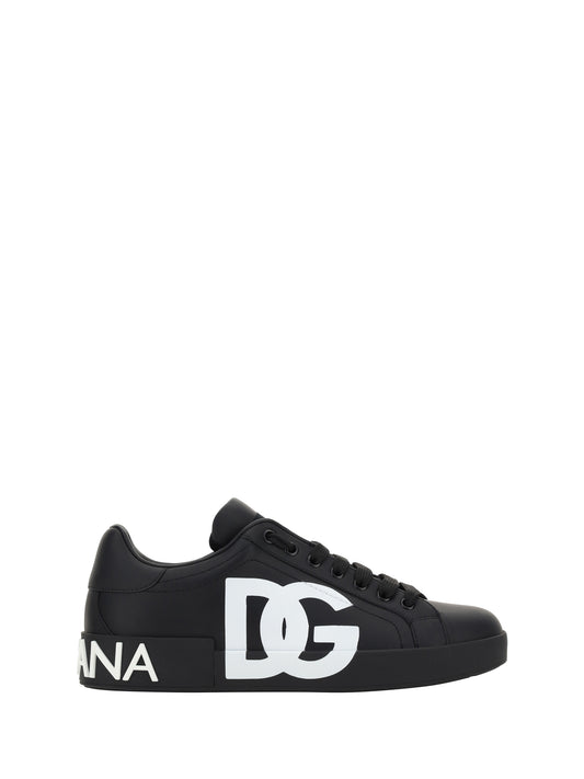 DOLCE & GABBANA Leather Sneakers