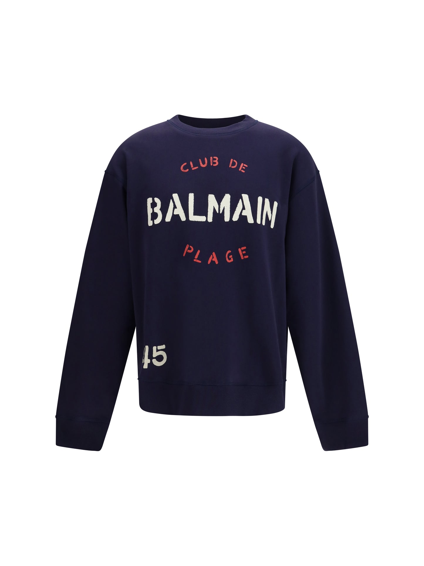 BALMAIN Balmain Club print Sweatshirt