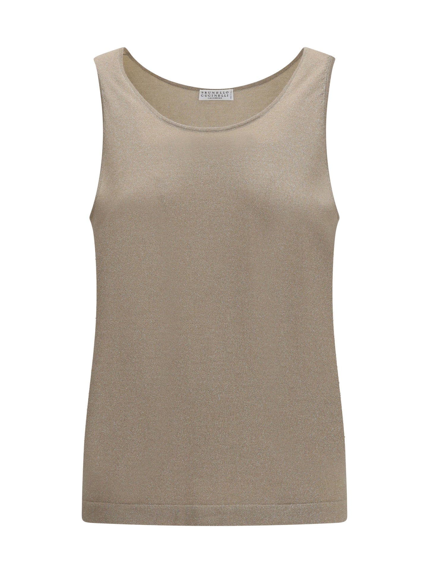 BRUNELLO CUCINELLI Luminous knit Tank Top