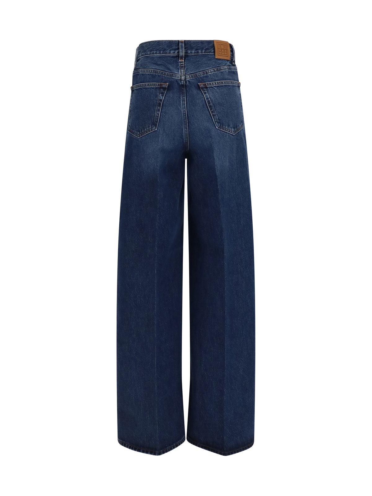 Toteme Wide-leg denim Jeans - Dk Blue