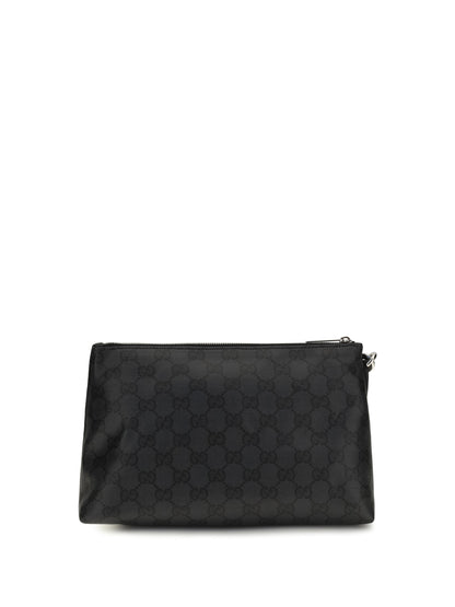 Gucci Small Essence Classic Pouch - Black/Black