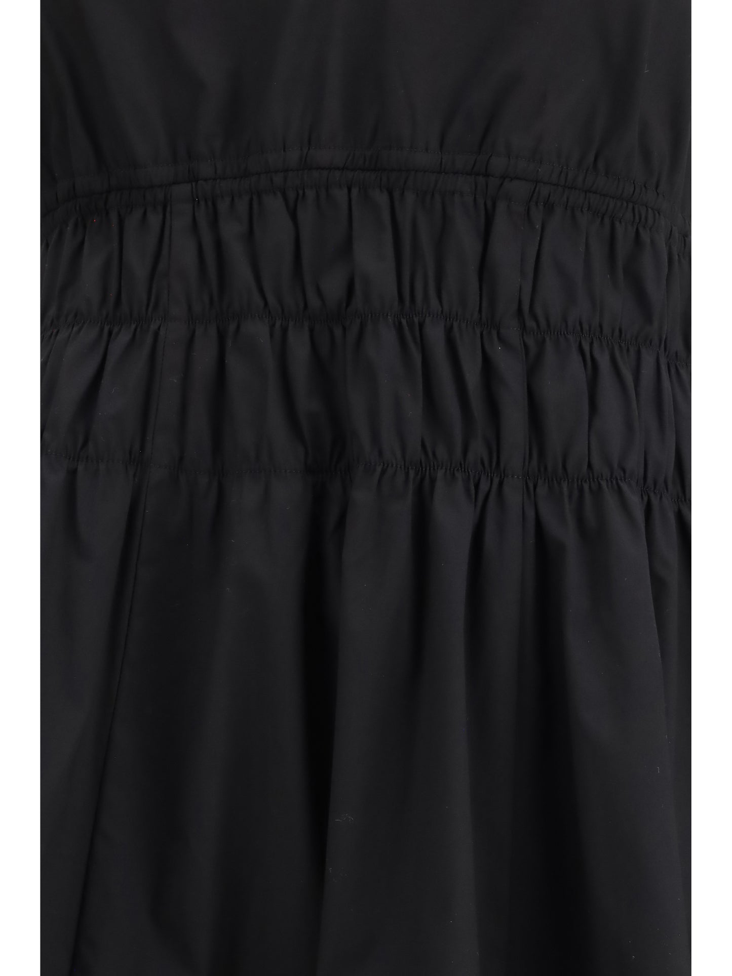 PINKO Shirred V-neck Dress