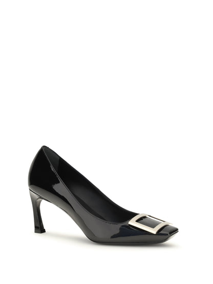 Roger Vivier Patent leather Trompette Pumps - Black