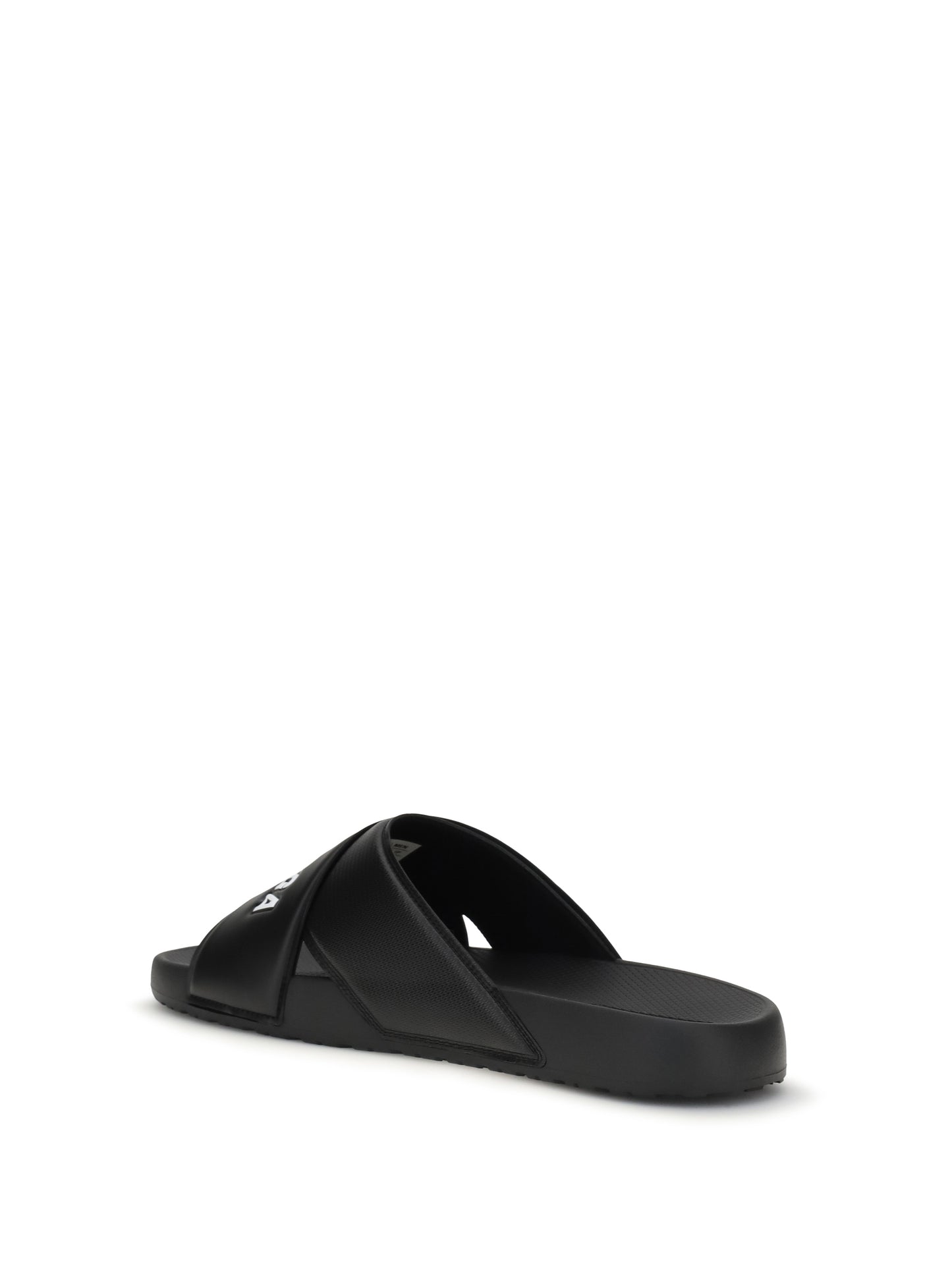 BALENCIAGA Cross-logo Slides