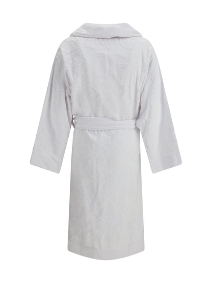 DOLCE & GABBANA Cotton terry Jacquard Bathrobe
