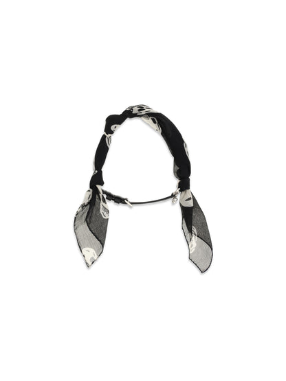 ALEXANDER McQUEEN Double-wrap Skull Scarf Bracelet