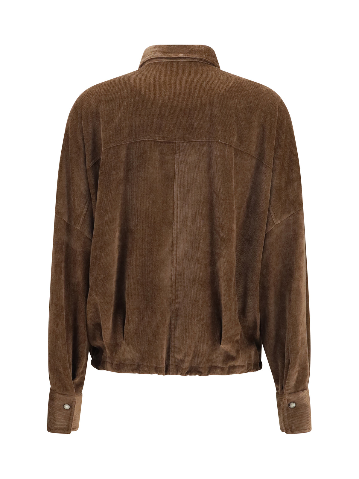 Brunello Cucinelli Corduroy Shirt - Sigaro