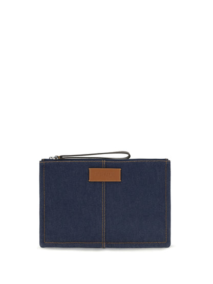 FENDI Medium denim Pouch