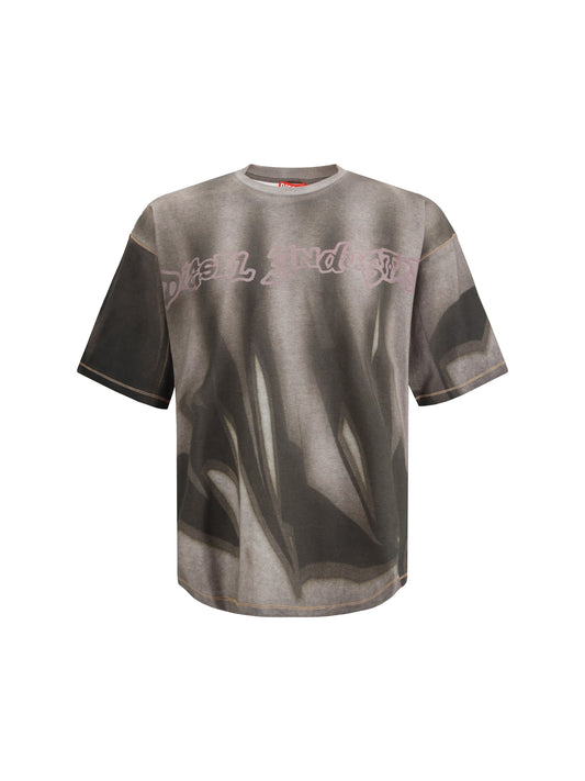 DIESEL Printed cotton T-shirt