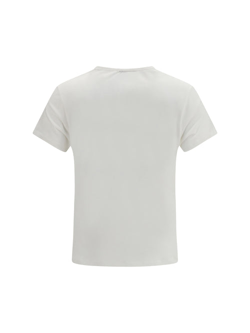 Fendi Ti Amo print jersey T-shirt - Ivory